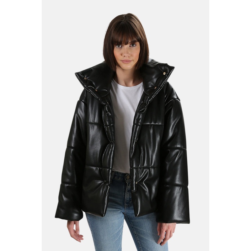 Hide Puffer Jacket Black|XXS|XS|S|M