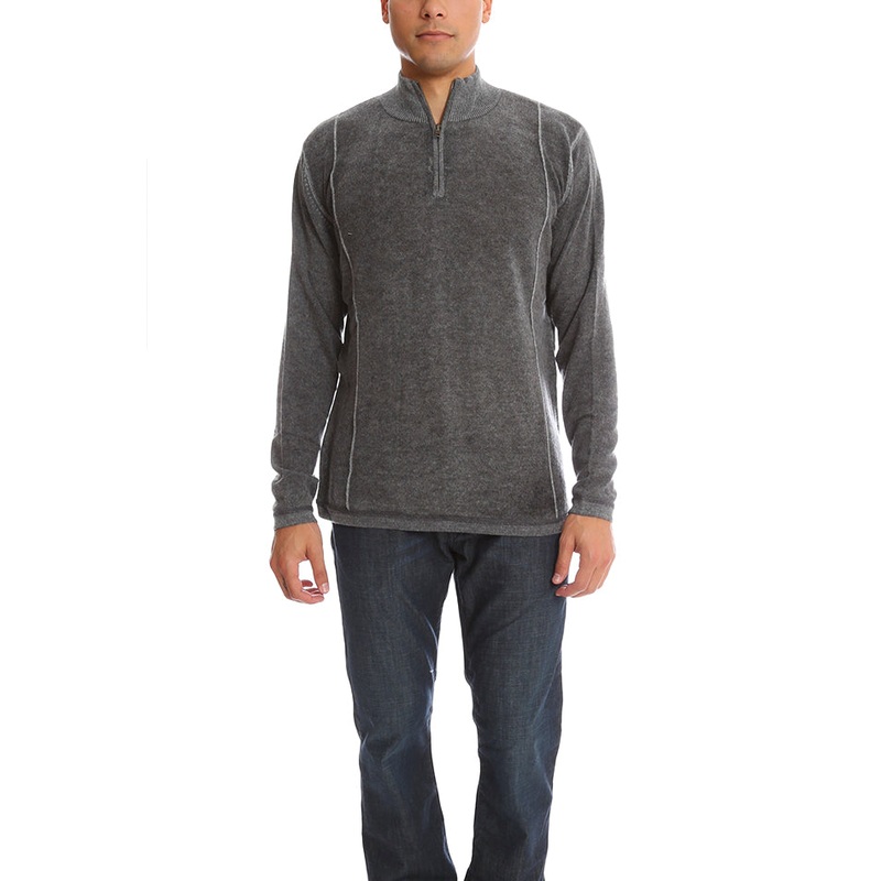 Inked 1/4 Zip Pullover Bankers Grey
