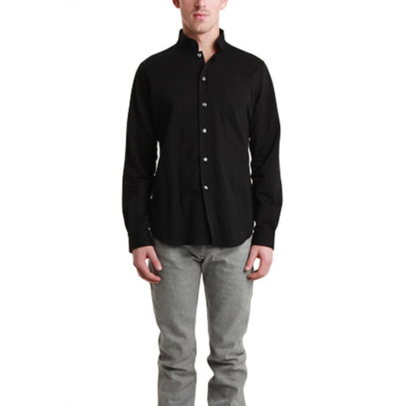 Mandarin Button Down Black|S|M|L|XL|XXL|XXXL