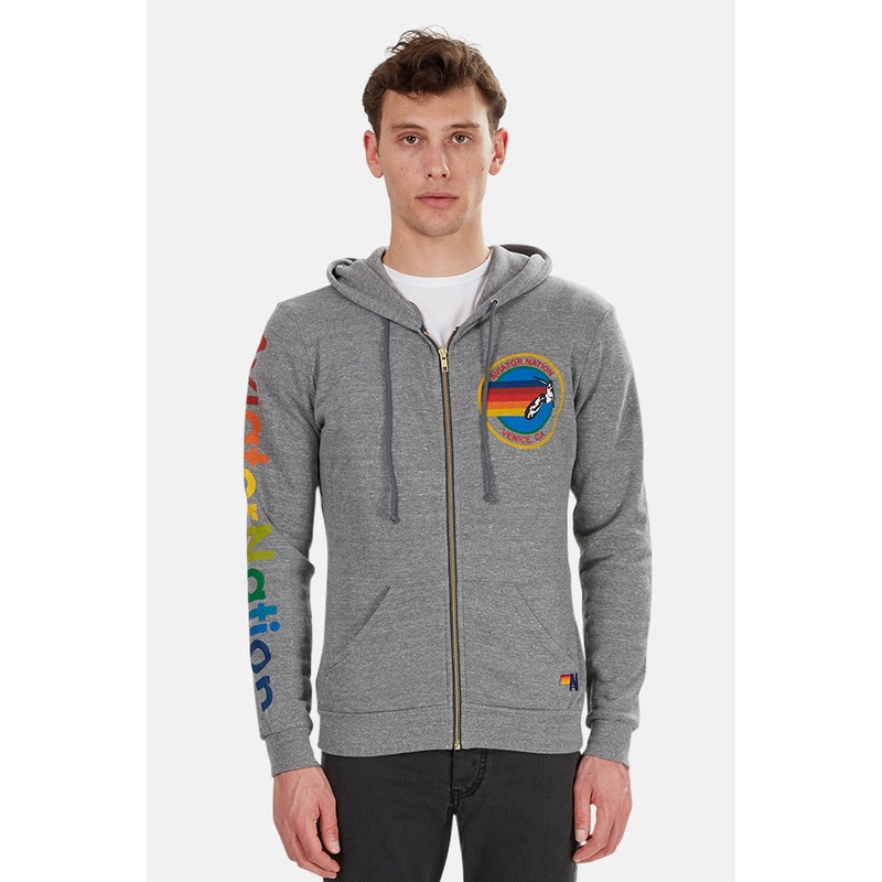 Men’s Zip Hoodie Heather Grey|XS|S|M|L|XL|XXL