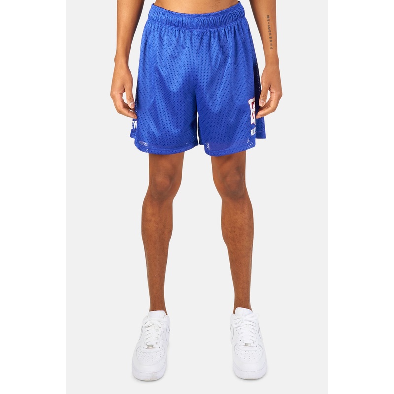 New York Mesh Shorts Royal Blue/Red