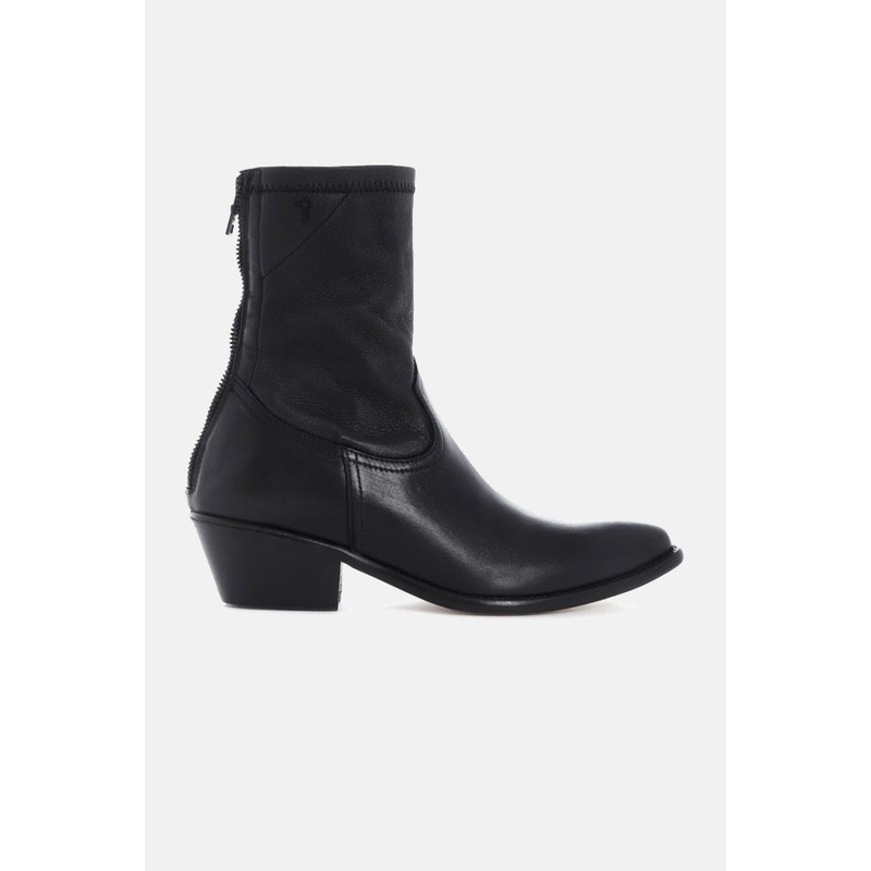 Short Western Boots Black|35|36|36.5|37|37.5|38|38.5|39|39.5|40|41