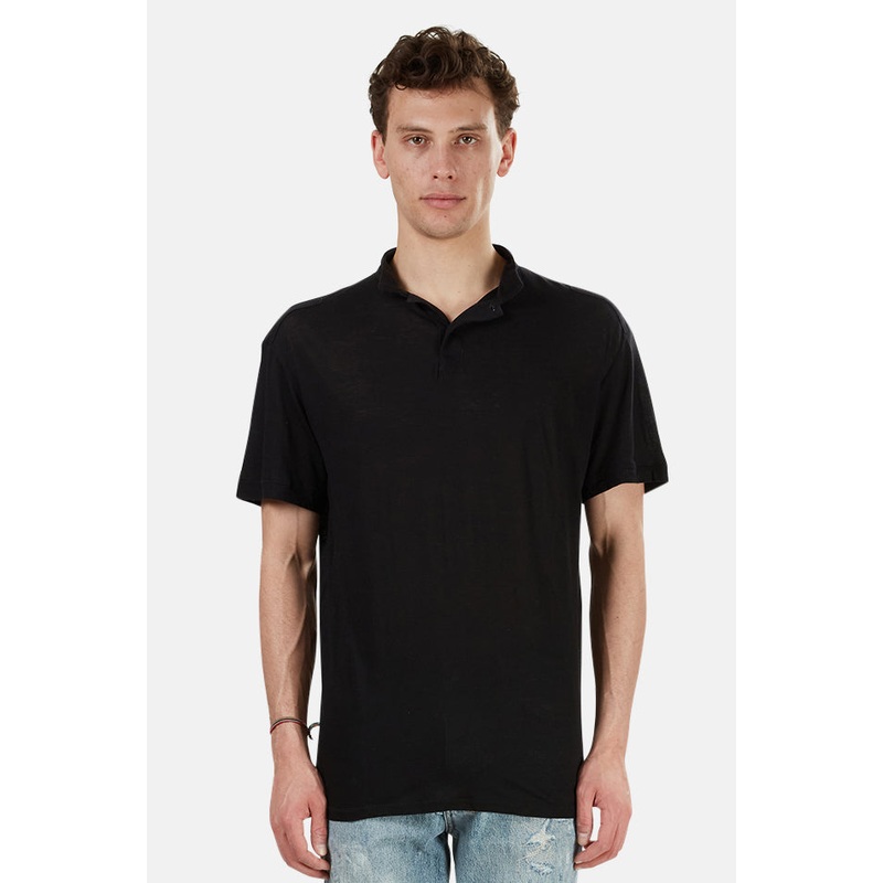 66 Pop Collar Polo Black|XXS|XS|S|M|L|XL|XXL|XXXL