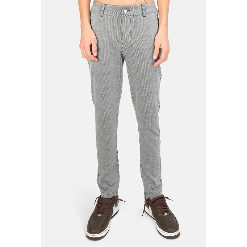 Everyday Pant Black/White Pinstripe