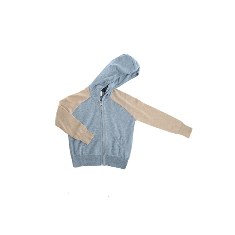 Kids Cashmere Zip Hoodie Blue|10.0|12.0|14Y|4Y|6.0|8Y|0-6|10-11Y|12-14Y|18-24|12-18|2-3Y|3-4Y|4-5Y|6-7Y|6-12|8-9Y