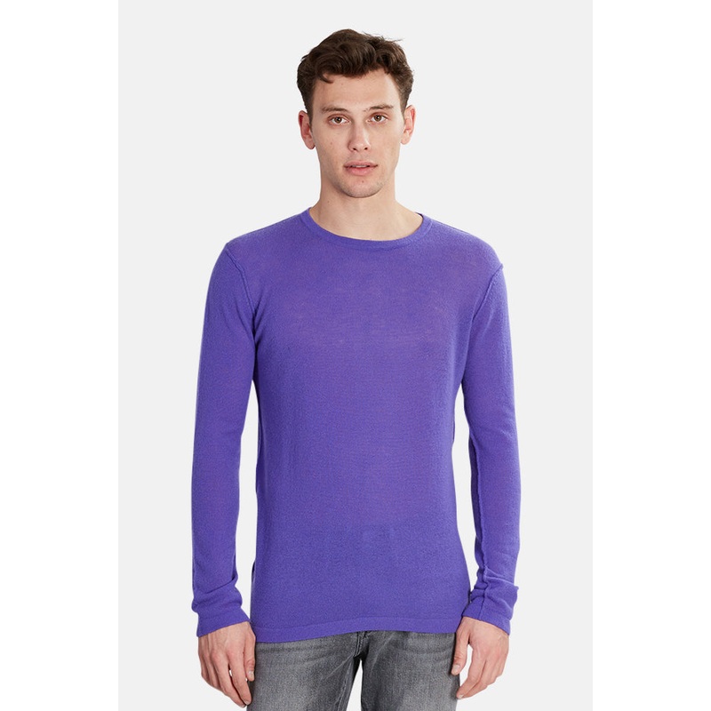 Lightweight Cashmere Sweater Purple