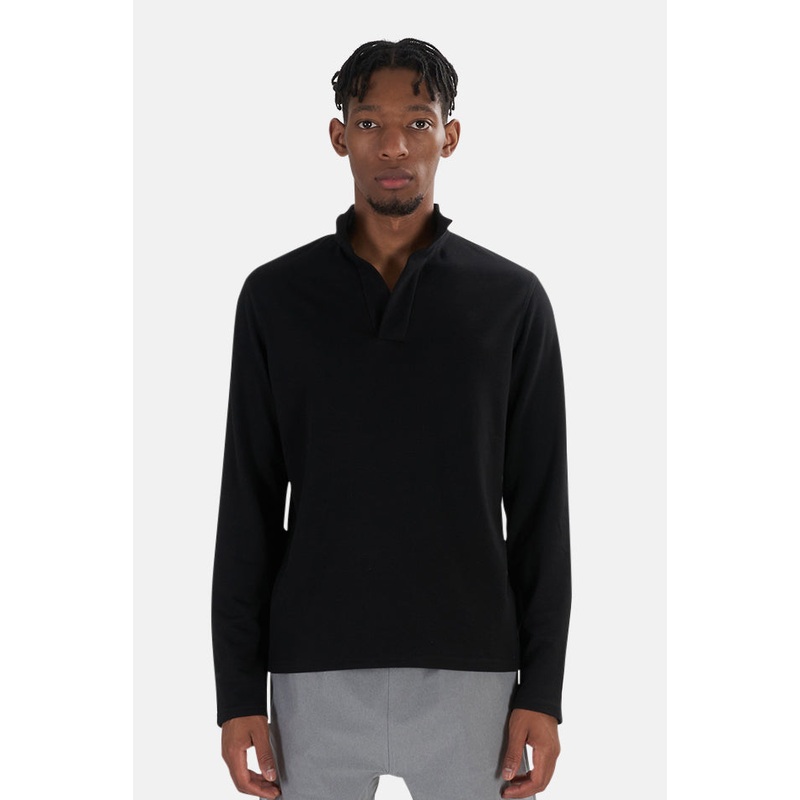 Mason Pop Collar Black|XXS|XS|S|M|L|XL|XXL|XXXL