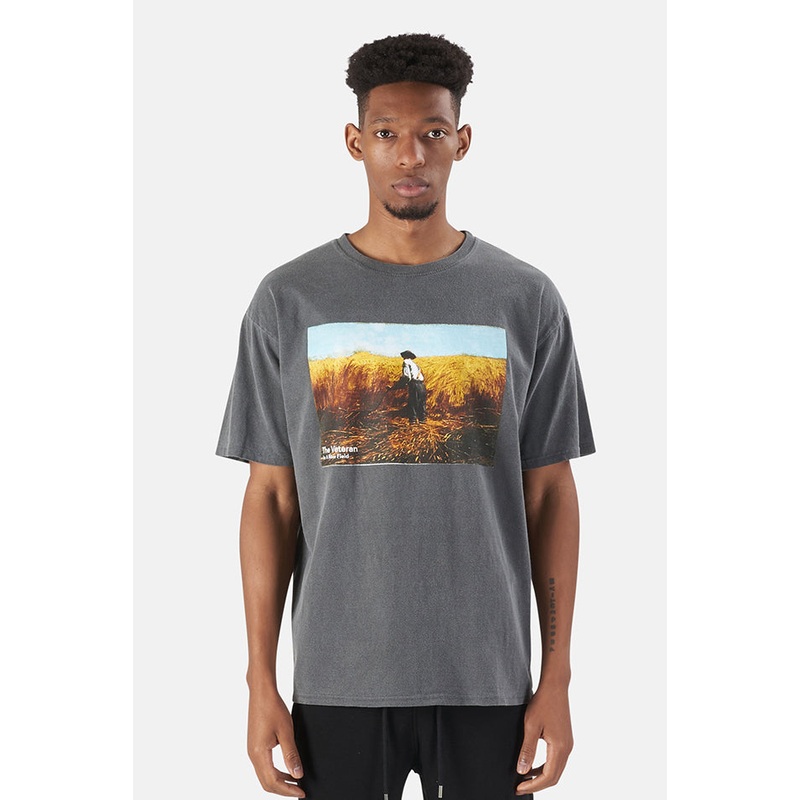 New Field Tee Charcoal|S|M|L|XL|XXL