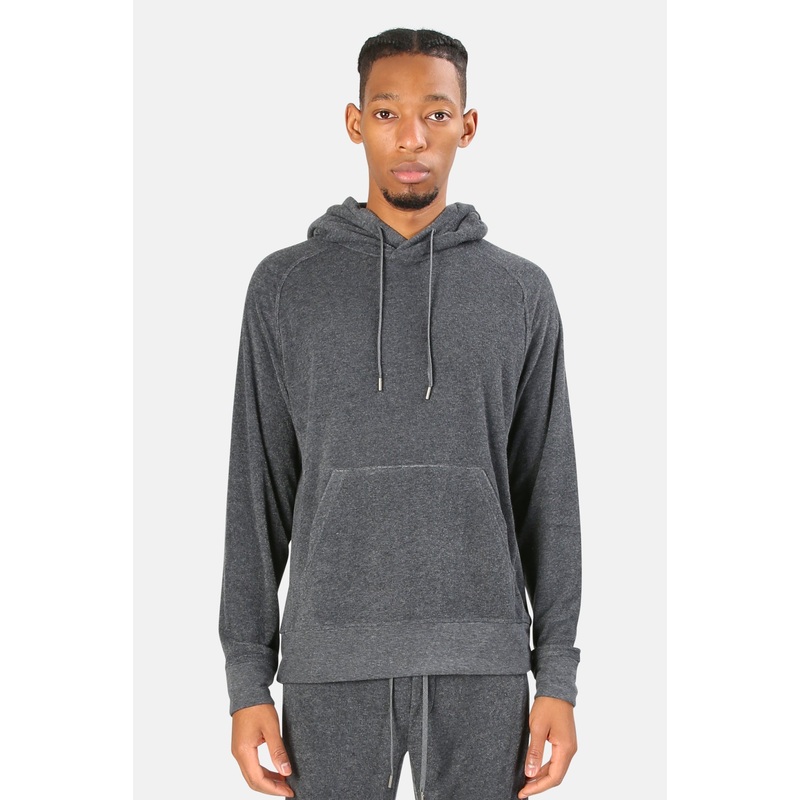Pool Terry Pullover Hoodie Midnight Heather