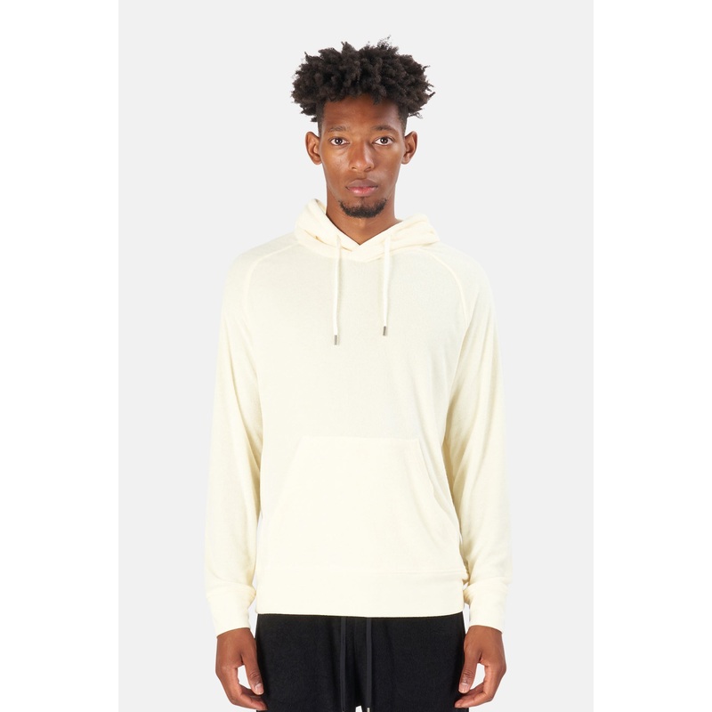 Poolside Terry Pullover Hoodie Beach Yellow