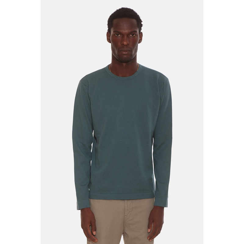 Reade Light Weight Crewneck Coastal Pine