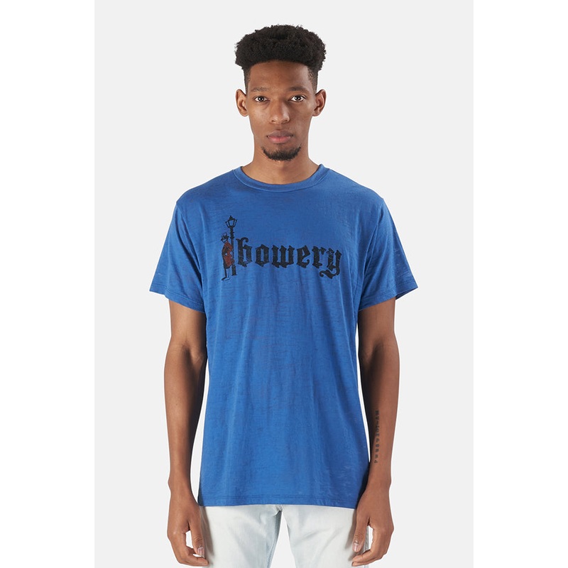 Red Man Burnout New Tee Blue|L