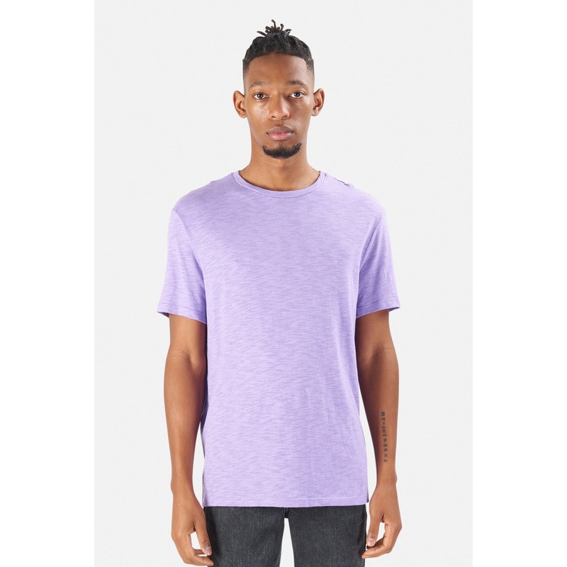 Slub Tee Soft Purple|S|M|L|XL|XXL