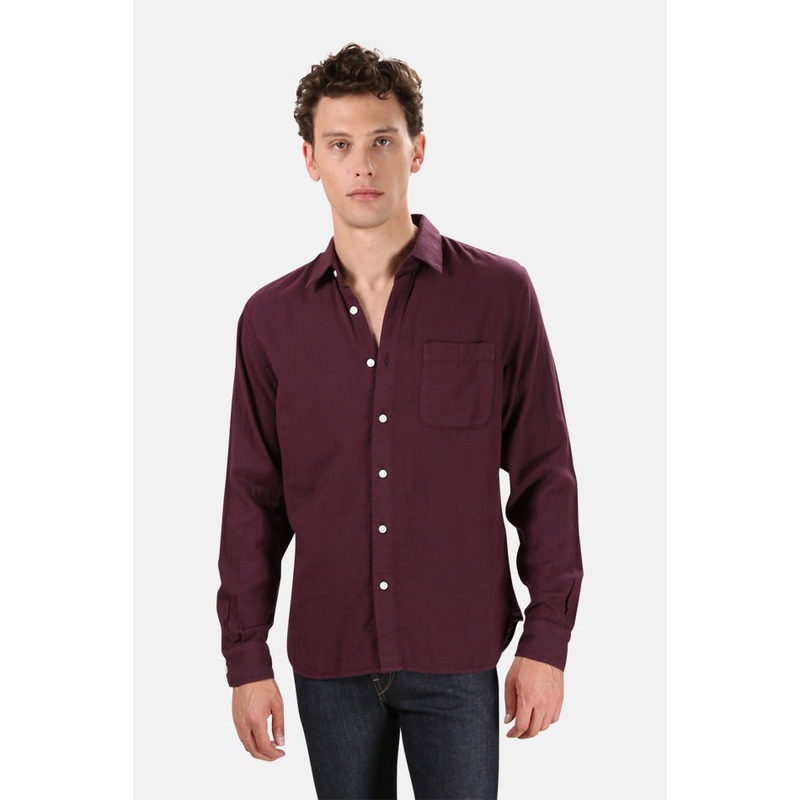The Ripper Organic Cotton Shirt Bordeaux