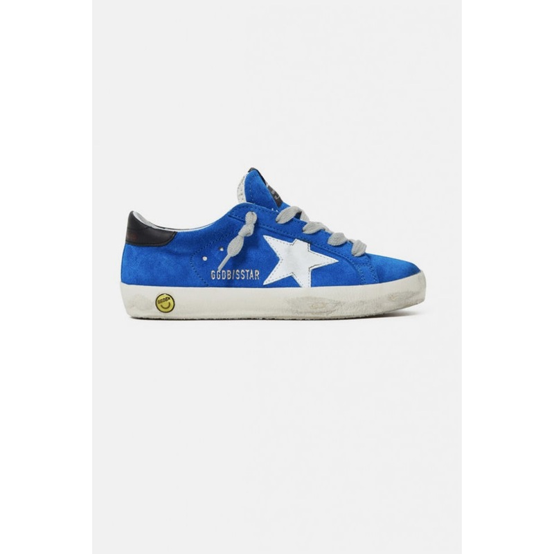 Toddler Super-Star Low Top Sneaker Blue Sea/White Star
