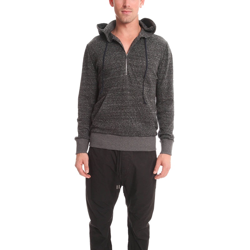 1/4 Zip Hoodie Charcoal|S|M|L|XL