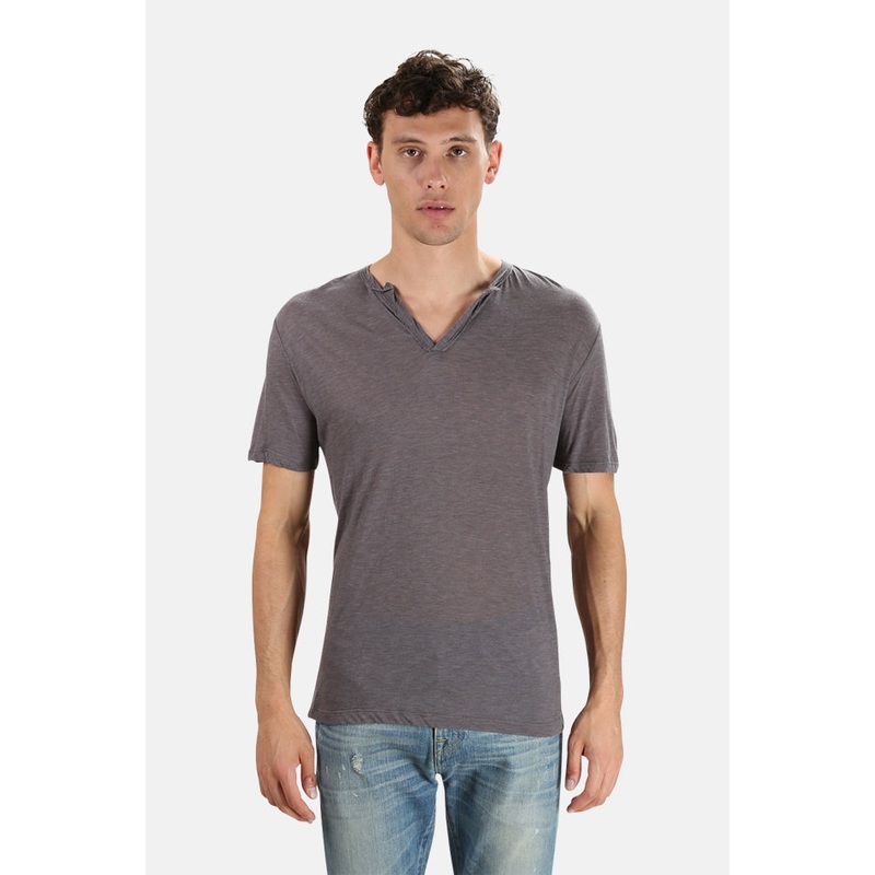 66 Slit Tee Charcoal|XXS|XS|S|M|L|XL|XXL|XXXL