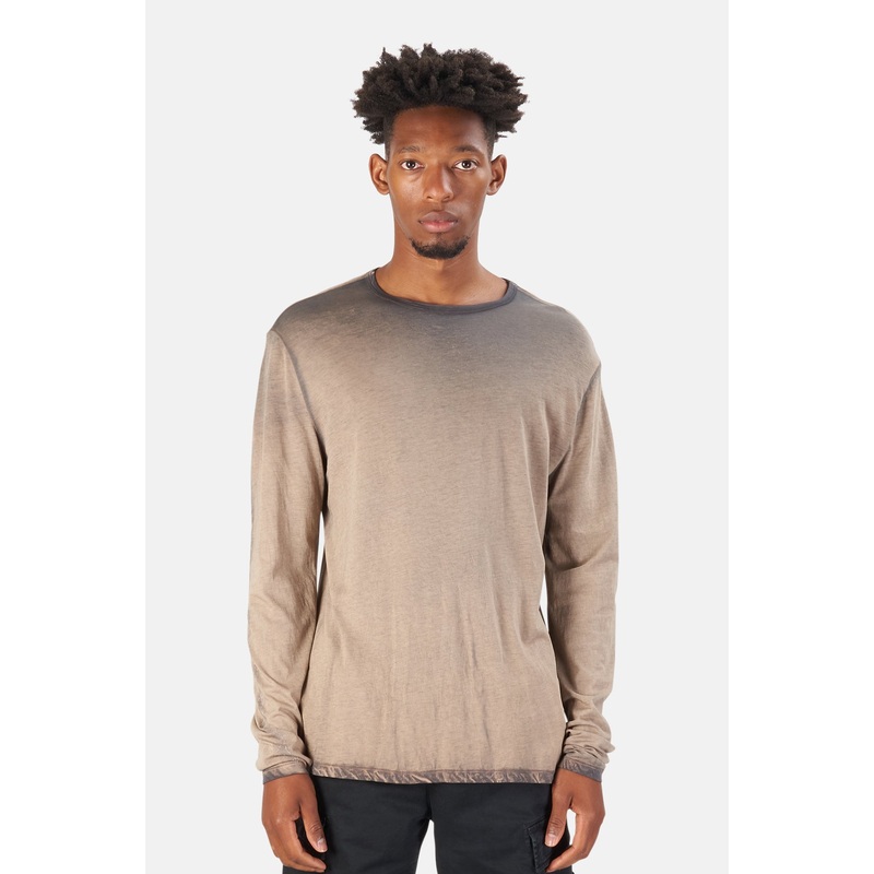 Classic Crew Long Sleeve Shirt Fossil Mix