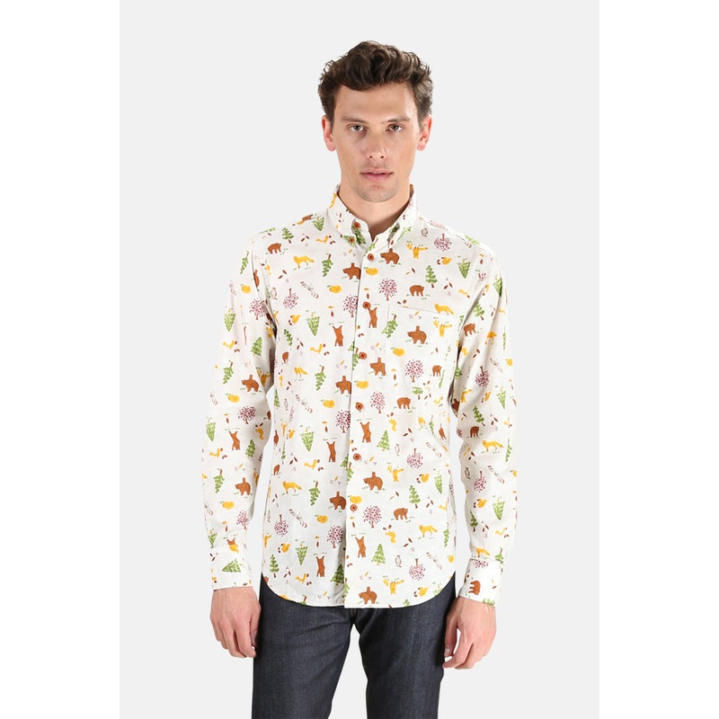 Creatures Of The Forest Naked & Famous Easy Shirt