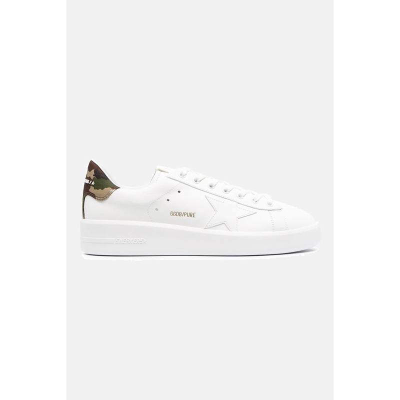 Purestar Low Top Sneaker White/Camo Heel