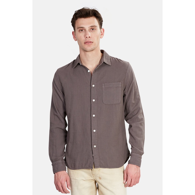 Ripper Double Gauze Shirt Charcoal