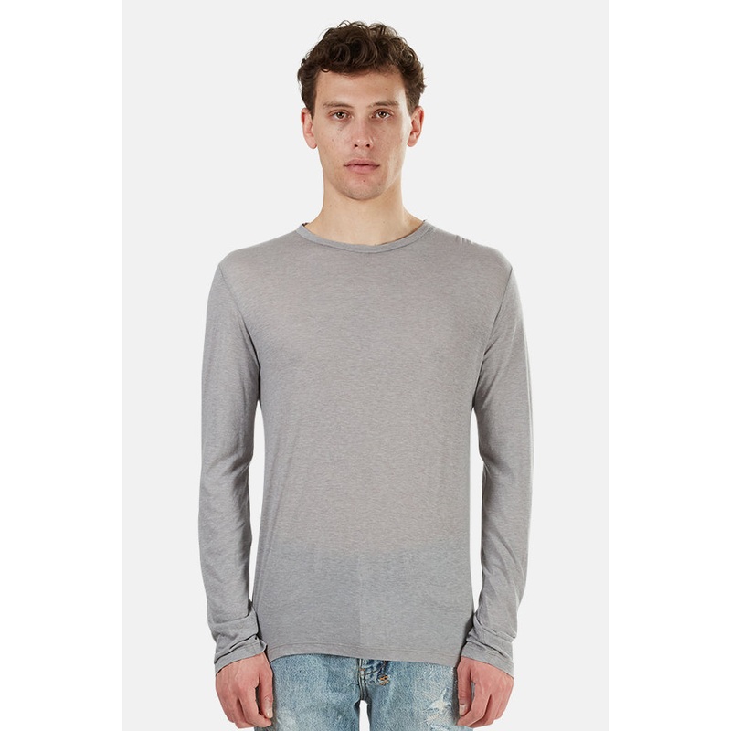66 Long Sleeve Tee Grey|XXS|XS|S|M|L|XL|XXL|XXXL