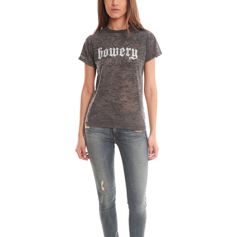 Bowery Burnout Tee Grey|L|XXL|S
