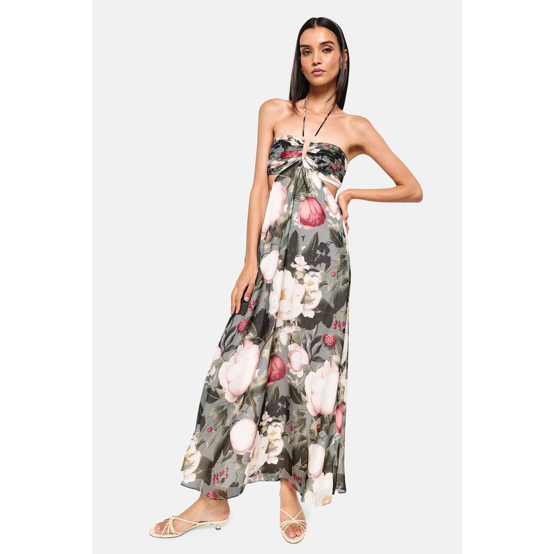 Calliope Chiffon Dress Bayou Bloom