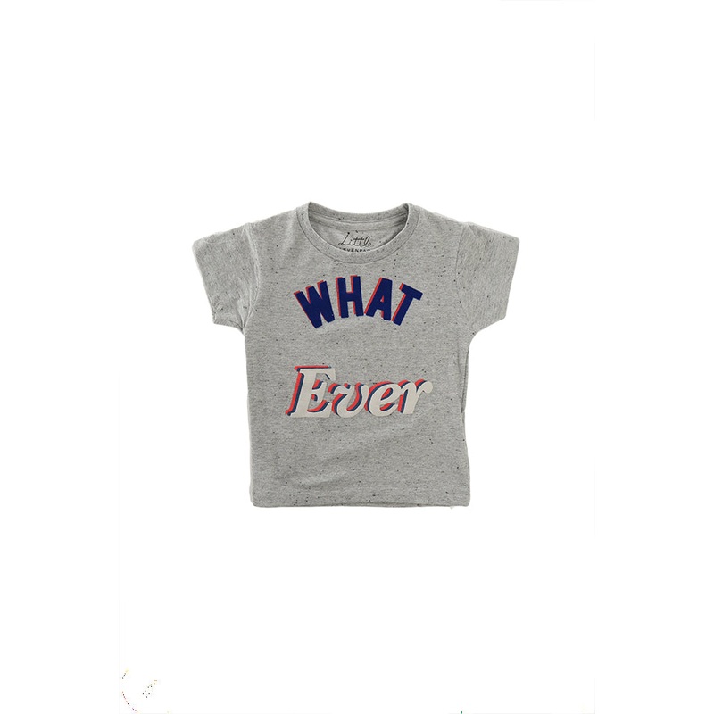 Grey Little Eleven Paris Quotes SS Tee