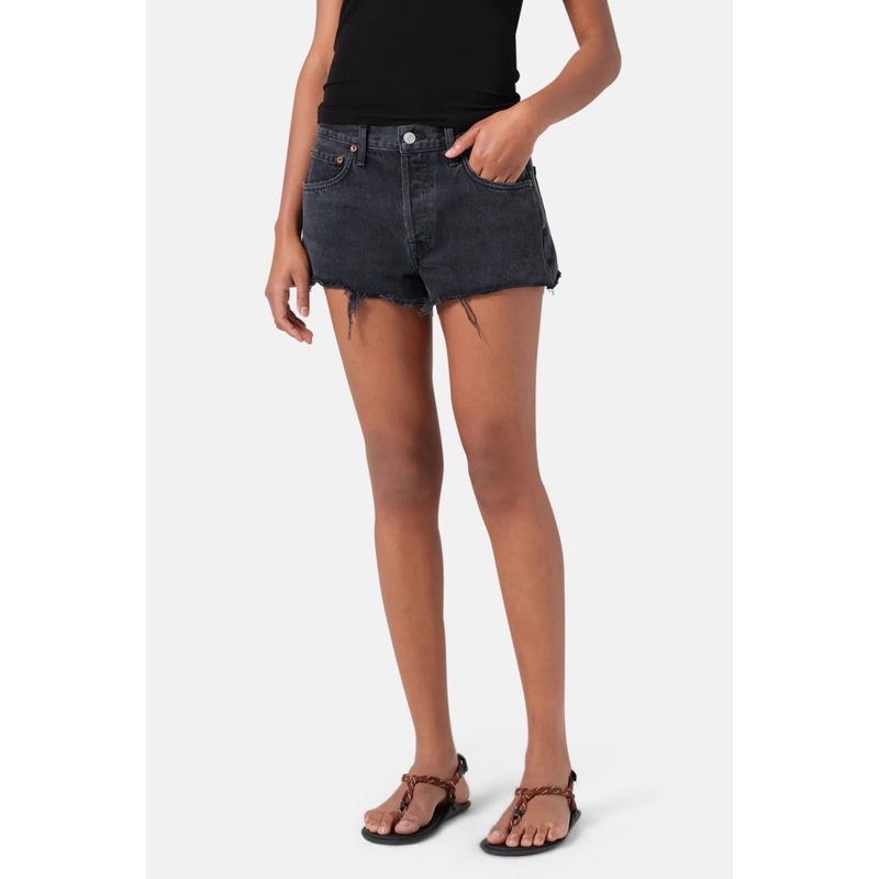 Parker Short In Theme Worn Black
