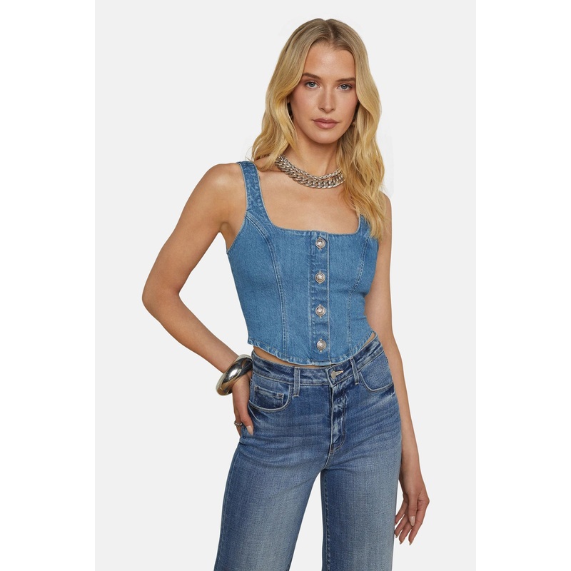 Saga Denim Top Tipton|0|2|4|6