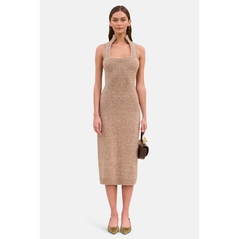 Casey Knit Dress Beach Melange
