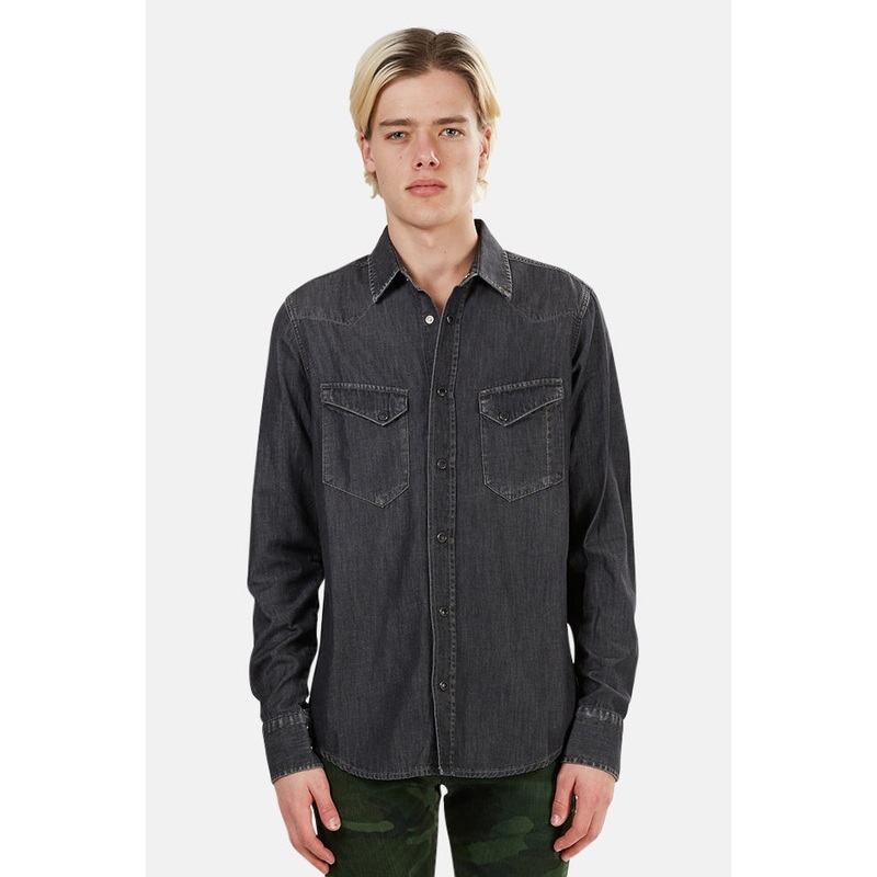 Gregory Denim Shirt Indigo Black