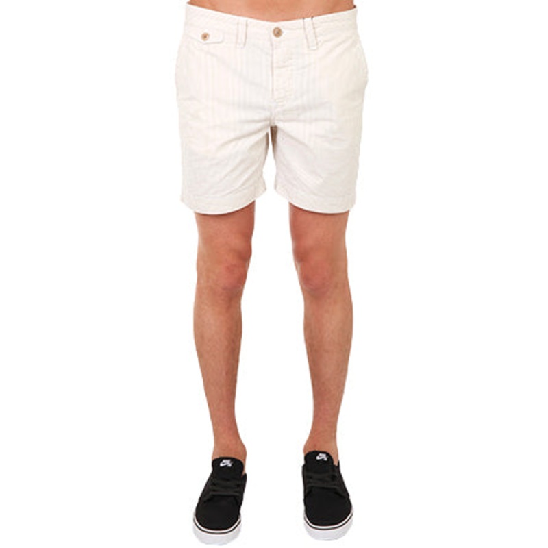 Khaki Woolrich Dock Stripe Short