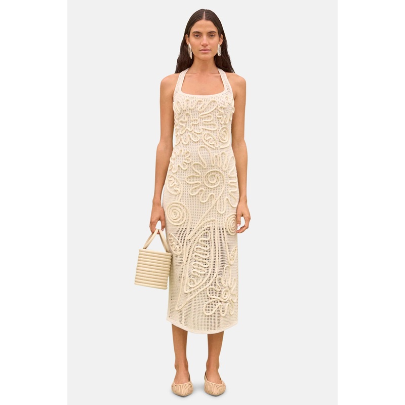 Nissa Knit Dress Off White|XS|S|M