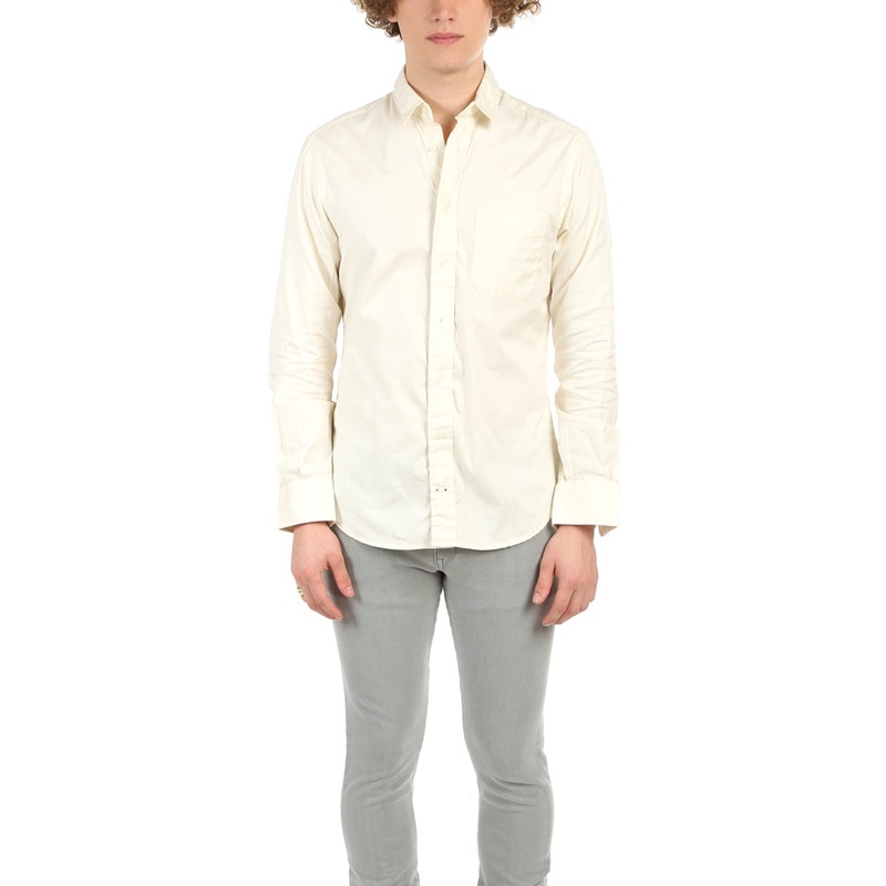Pinpoint Button Down Ivory|XXS|XS|S|M|L|XL|XXL|XXXL