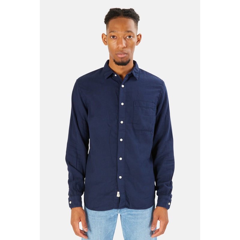 Ripper Double Gauze Shirt Navy