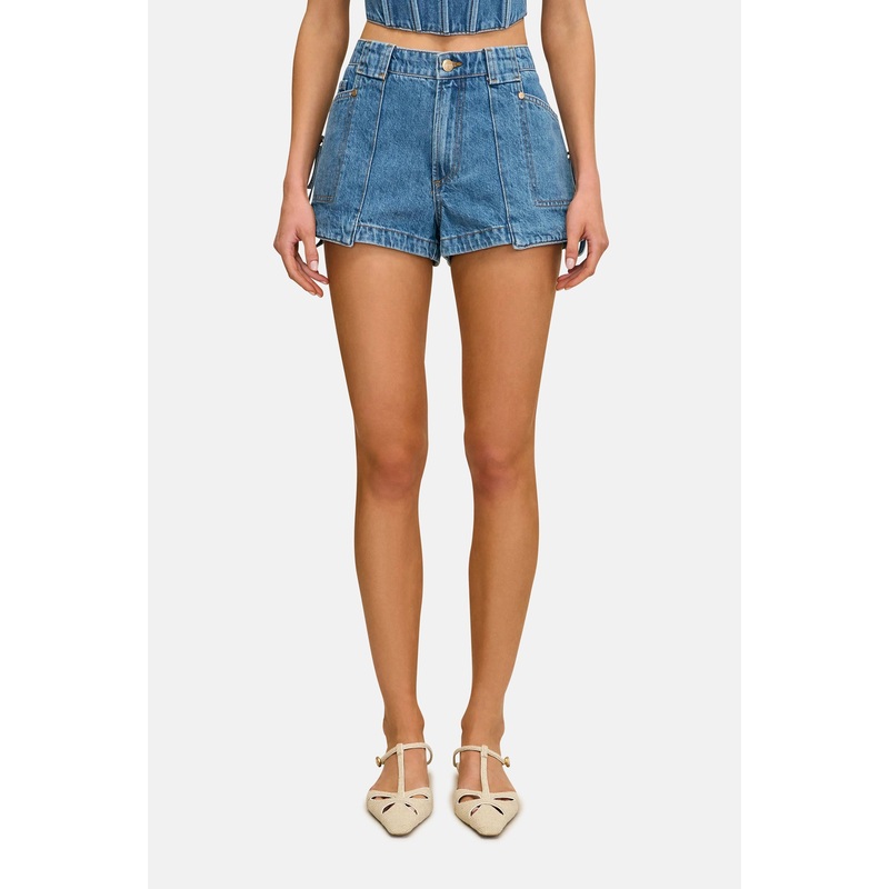 Shelley Short Medium Stone Wash