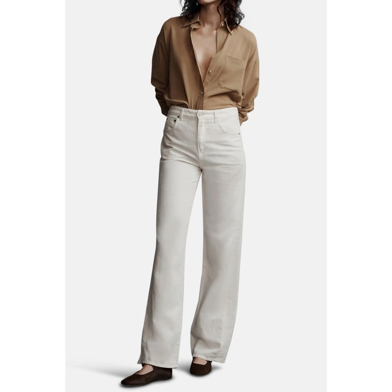 Tangled Up in Blue Denim White