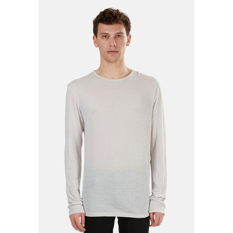 66 Long Sleeve Tee Light Grey|XXS|XS|S|M|L|XL|XXL|XXXL
