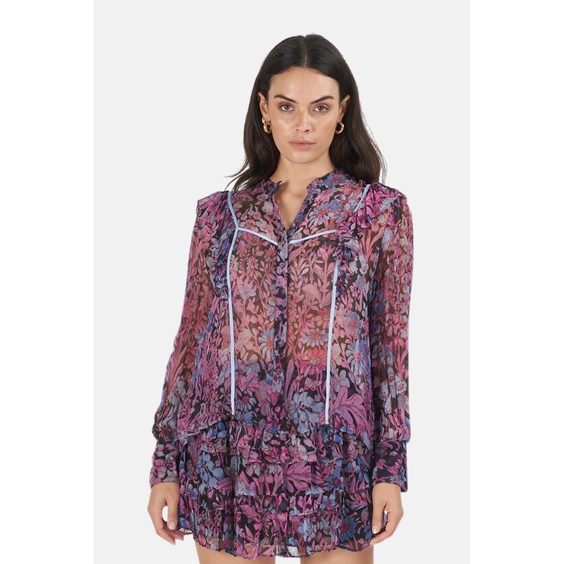 Beatrix Blouse Midnight Light|XS|S|M