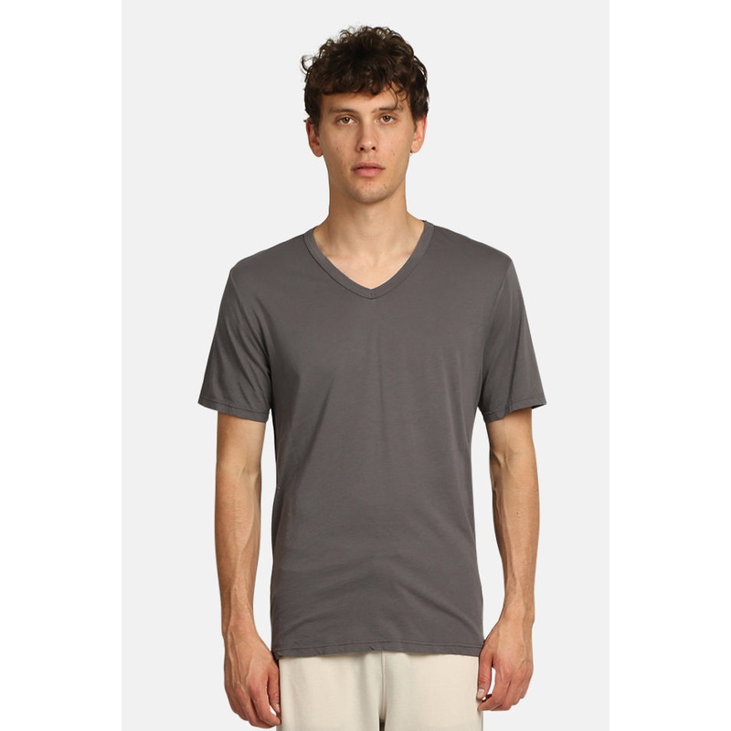 Classic V Neck Tee Light Grey|XXS|XS|S|M|L|XL|XXL|XXXL
