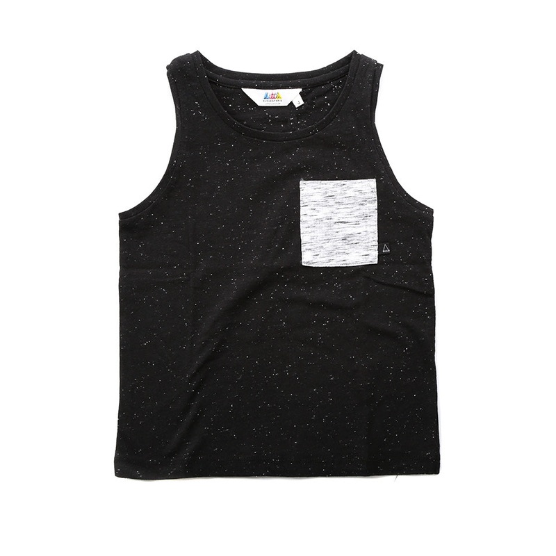 Maroon Little Eleven Paris Placket Tank Top