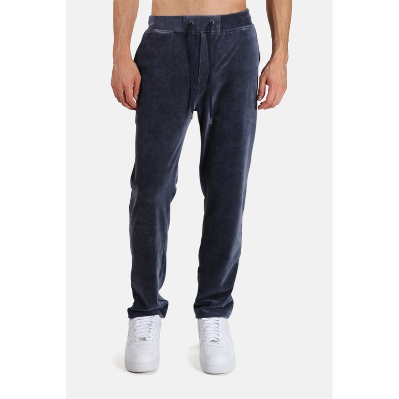 Midnight Wheelers.V Velour Cord Pintuck Slacks