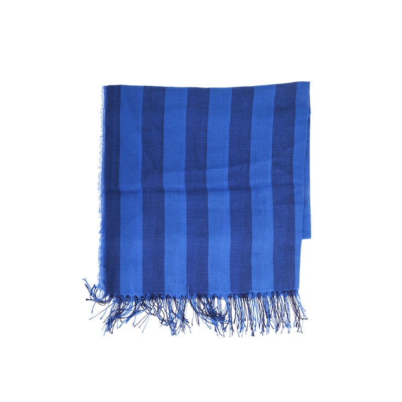 Navy Stripe Acne Curtis Scarf|OS