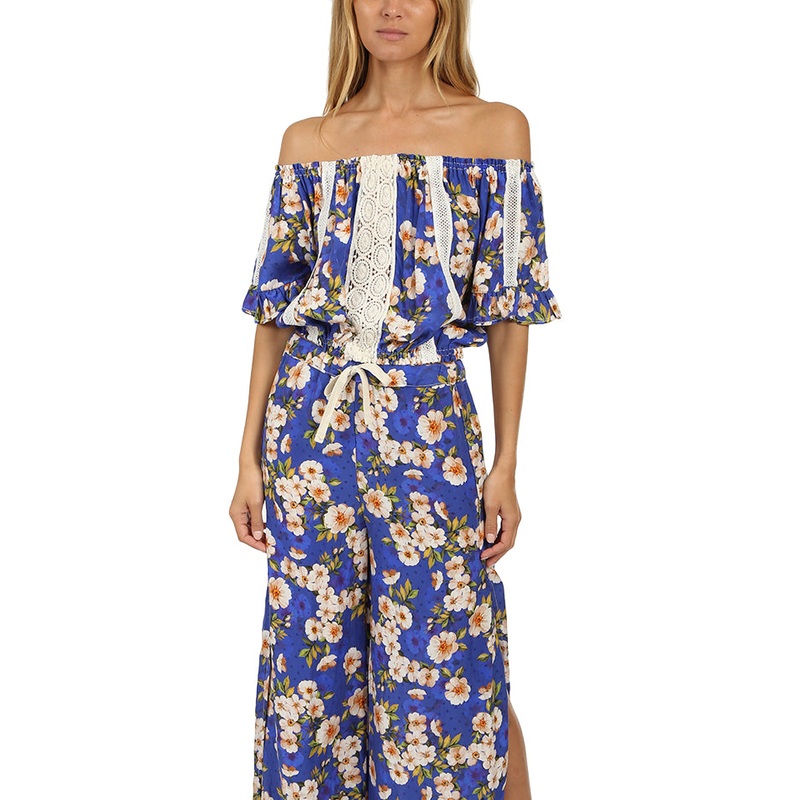 Ocean Sunday Saint-Tropez Loulou Print Top