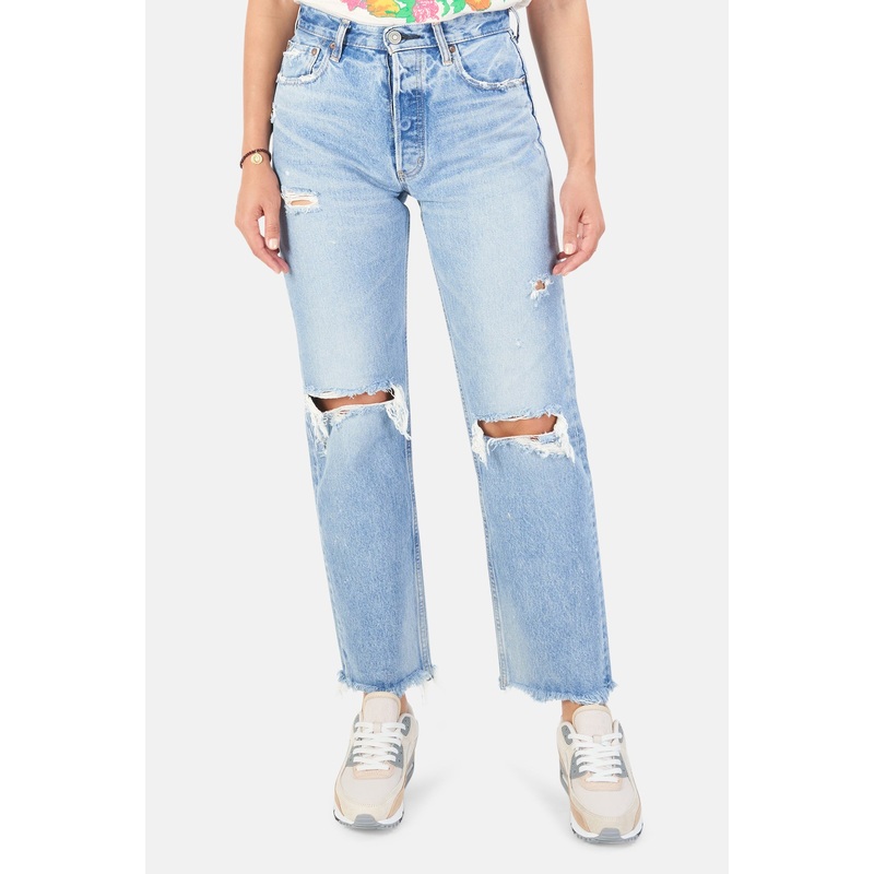 Odessa Wide Straight Jean Blue