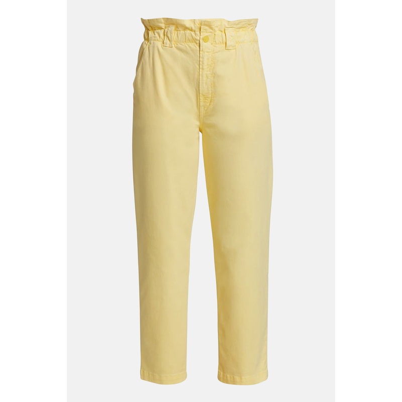 The Yoyo Ruffle Greaser Ankle Pants Goldfinch
