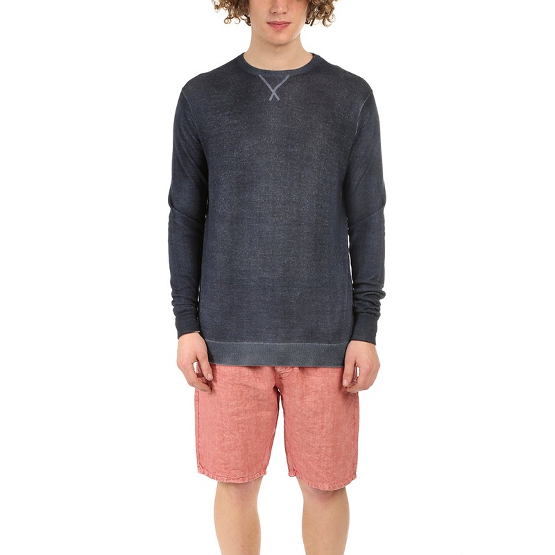 Wool Cashmere Sweater Navy Blue