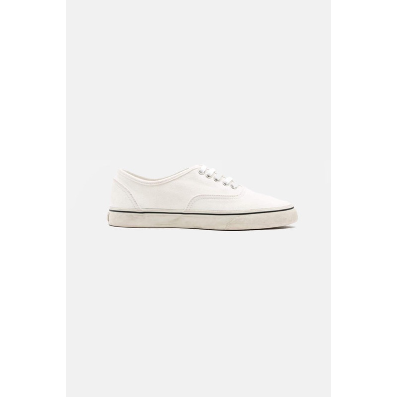 70s Low Top Skate Sneaker Washed Off White